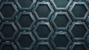 Hexagonal Adamantium Pattern