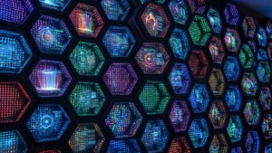 Hexagonal LED Wall