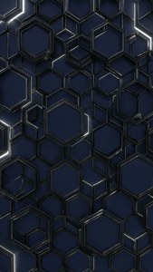 Hexagonal Metallic