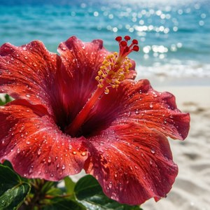 Hibiscus Flower Detail