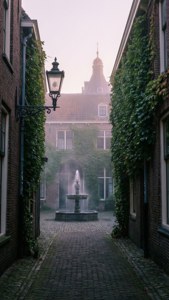 Hidden Courtyard Morning