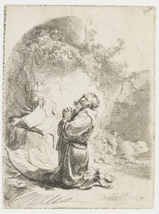 Hieronymus in gebed