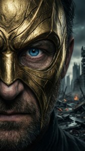 Higgs Golden Mask Portrait