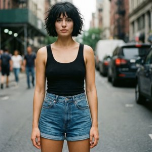 High-Waisted Denim and Bob
