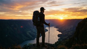 Hiker's View of Ake Loba