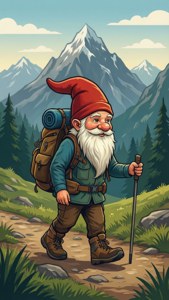 Hiking Gnome