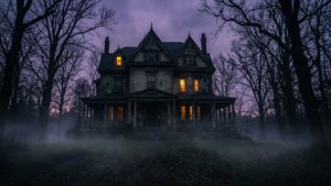 Hill House at Dusk