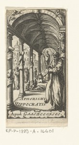 Hippocrates schrijft zijn Aphorismen
