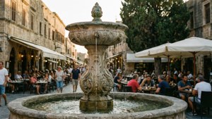 Hippocrates Square Fountain