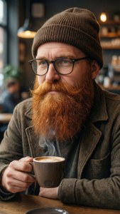 Hipster Beard Coffee