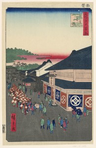 Hirokoji Avenue (Shitaya Hirokoji) No. 13 From the Series One Hundred Famous views of Edo