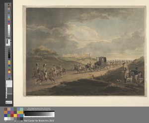 His Majesty in His Travelling Chariot Returning to Town from Windsor