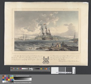 His Majesty's Ship Britannia Leaving Hamoaze with the Lord High Admiral On Board