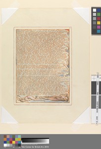 "His western heaven with rocky clouds..." (Plate 31)