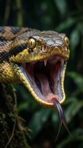 Hissing Snake Threat