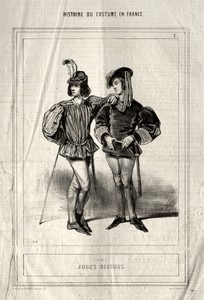 Histoire du Costume en France:  Juges diseurs