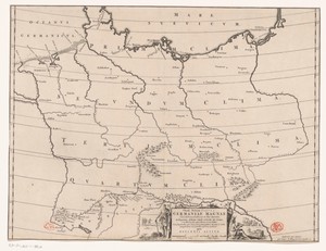 Historische kaart van Duitsland