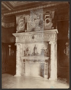 History Mantle, House Reading Room, U.S. Congressional Library