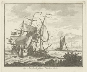 Hoeker op het water