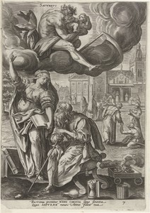 Hoge ouderdom onder invloed van Saturnus