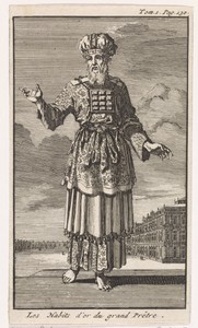 Hogepriester in liturgische kleding
