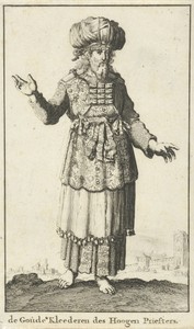 Hogepriester in liturgische kleding (variant A)