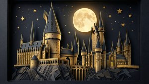 Hogwarts Castle Night