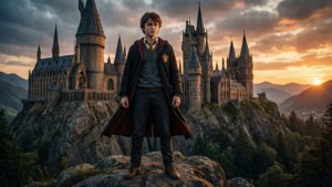 Hogwarts Sunset Hero