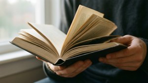 Holding a Book