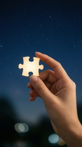 Holding a Starry Piece