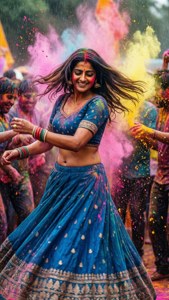 Holi Color Burst