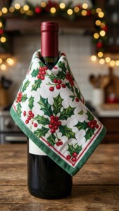 Holiday Holly Drape