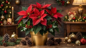 Holiday Poinsettia Cheer