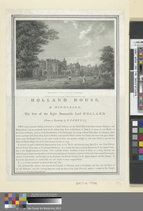 Holland House in Middlesex, the seat of Lord Holland
