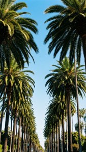 Hollywood Palms Skyward