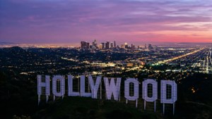 Hollywood Sign at Dusk