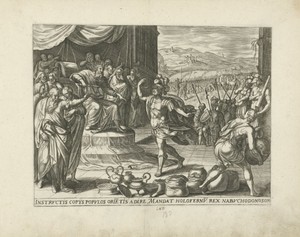 Holofernes bij Nebukadnessar