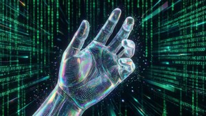 Hologram Matrix Hand