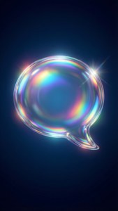 Holographic Chat Bubble
