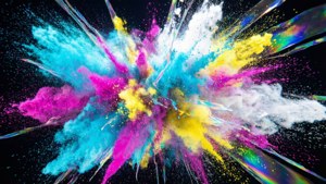 Holographic Color Explosion