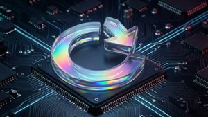 Holographic Fast Forward Cyberpunk