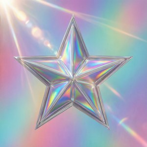 Holographic Iridescent Star