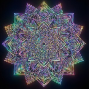 Holographic Mandala Glow