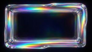 Holographic Neon Frame