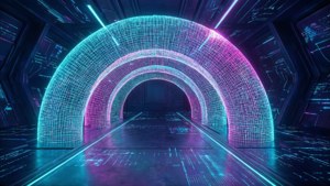 Holographic Sci-Fi Arch