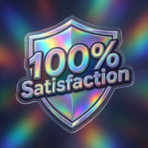 Holographic Shield Sticker