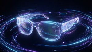 Holographic Void Floaters