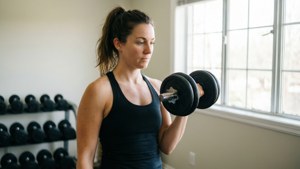 Home Gym Dumbbell Workout