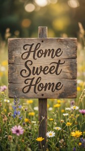 Home Sweet Home Sign