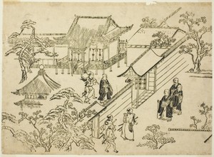 Honbo, from the series "Scenes of Flower-viewing at Ueno (Ueno hanami no tei)"